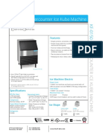 .Especificaciones T - Cnicas Equipo Industrial de Producci - N de Hielo Koolaire de Manitowoc KDF015