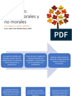 2.3 Valores Morales y No Morales