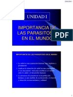 Unidad 1 Generalidades en Parasitología