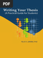 Writing Your Thesis Practical Guide For Students Philippines