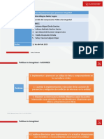 Políticas de Integridad CURSO 2