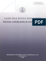 Kajian Nilai Budaya Naskah Kuna Mapalina Sawerigading Ri Saliweng Langi (Wiwik Pertiwi, Hartati, Pananrangi Hamid Etc.)