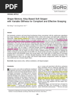 Shape Memory Alloy-Based Soft Gripper