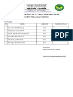 DAFTAR HADIR GURU Penyaji PASRAMAN KILAT