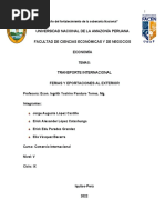 Transporte Internacional y Ferias Internaciones