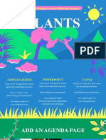 Blue, Orange, Pink and Yellow Illustrative Doodles Science Subject For Elementary School Plants Presentation