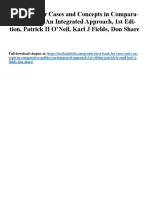 Test Bank For Cases and Concepts in Comparative Politics An Integrated Approach 1st Edition Patrick H Oneil Karl J Fields Don Share