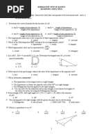 Math 9 - Q4 - Summative Test Wk1&2