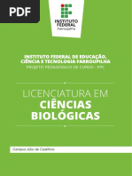 PPC Licenciatura em Ciências Biológicas JC - 2023