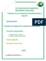 2grado Proyecto Educativo Ambiental Integrado