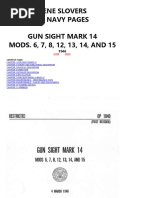 Gun Sight Mark 14 Op1040