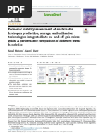 Viabilidad Económica Del Almacenamiento y Utilización de H2