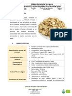 Ficha Técnica de Kion Organico Deshidratado