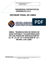 Informe Final de Obra - Ccm2l