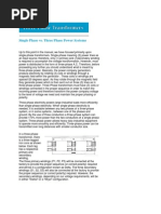 Single Phase Vs