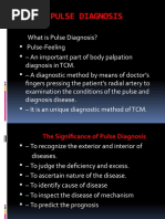 Pulse Diagnosis