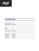 Formato de Manual de Procedimientos