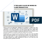 Teclas de Tajo de Word 2023