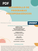 Presentación: Desarrollo de Programas Psicopedagógicos