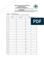 Daftar Hadir