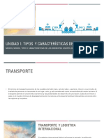 UNIDAD 1. Tipos y Caracteristicas de Transporte