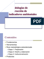 Metodologías de Construcción de Indicadores Ambientales