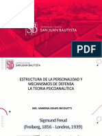 Clase 12 Estructura de Personalidad, Mecanismos de Defensa