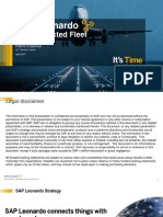 Sap Leonardo Connected Fleet