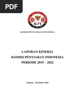 Laporan KPI Agustus 2019 - Des 2022