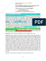 Abstract: This Study Conducted To Understand and Get Empirical Evidence From The Effect of