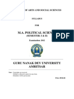 M.A. Political Science - Semester I & II