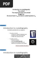 Introduction To Crystallography