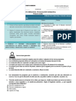 Evaluación Ciclo 1 Primero Medio BIOLOGÍA