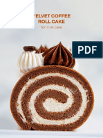 Velvet Coffee Roll Cake