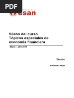 ESAN - Tópicos Especiales de Economía Financiera 