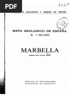 Mapa Geologico de Marbella