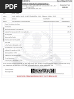 Indian Income Tax Return Acknowledgement 2022-23: Assessment Year