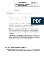 PSSTA 021 Comunicaciones para Trabajo en Espacios Confinados A