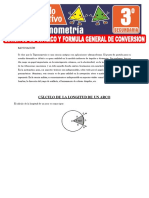 Longitud de Un Arco y Formula General de Conversion para Tercer Grado de Secundaria