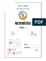 Cuadernillo Matemática - 6to Año - 2023