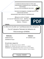 L'effet de La Fiscalité Sur L'autofinancement Des Entreprises (1) Pfe Algerie