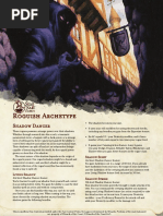 Roguish Archetype - Shadow Dancer (DND)