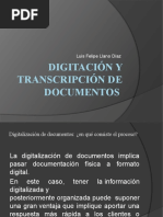 Digitación y Transcripción de Documentos