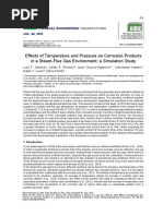 Effects of Temperature and Pressure in Steam-Flue Gas