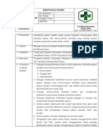 5.3.1 Sop Identifikasi Pasien