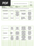 Analisis de Trabajo Seguro Laboratorio Clinico Rapilab