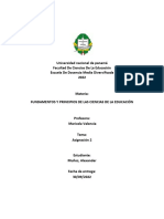 Fundamentos y Principios de Las Ciencias de La Educación