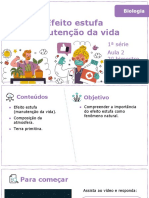 Efeito Estufa e A Manutençao Da Vida Aula 3