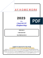 Holiday Home Work-Occp-Pcm-2023