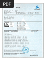 IEC Certificate 1000V Single Glass 202304